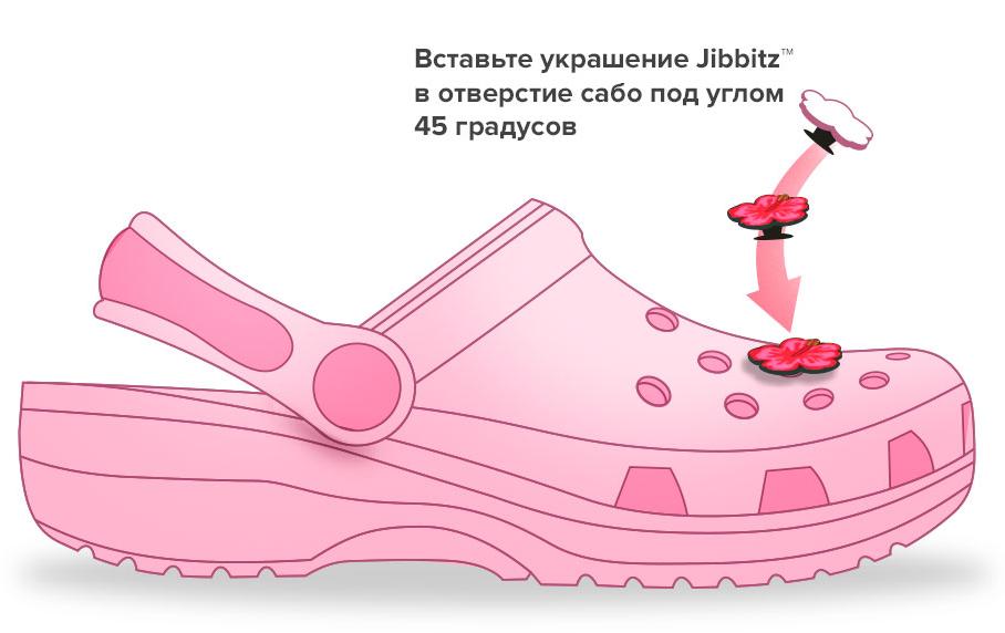 Украшение для обуви Crocs Avocado