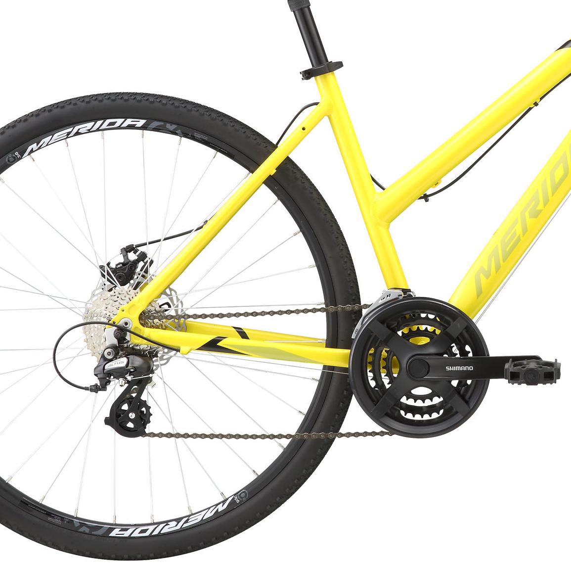 Велосипед MERIDA Crossway 15-MD Lady 2020 Silk Bright Yellow(Black)