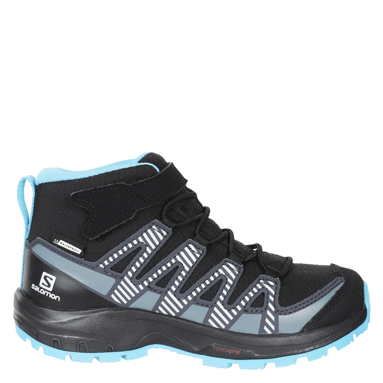 Ботинки детские SALOMON Xa Pro V8 Mid Cswp K Black/Monum