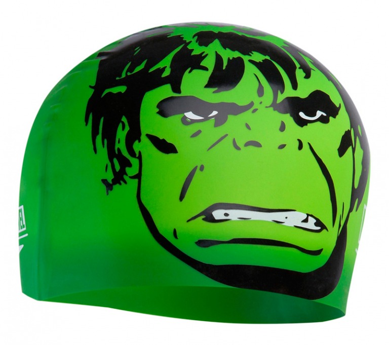 Шапочка для плавания Speedo Hulk Slogan Prt Cap Ju Classic Green/ Black