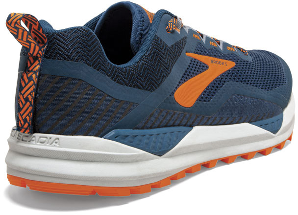 Беговые кроссовки BROOKS Cascadia 14 Poseidon/Orange/Grey