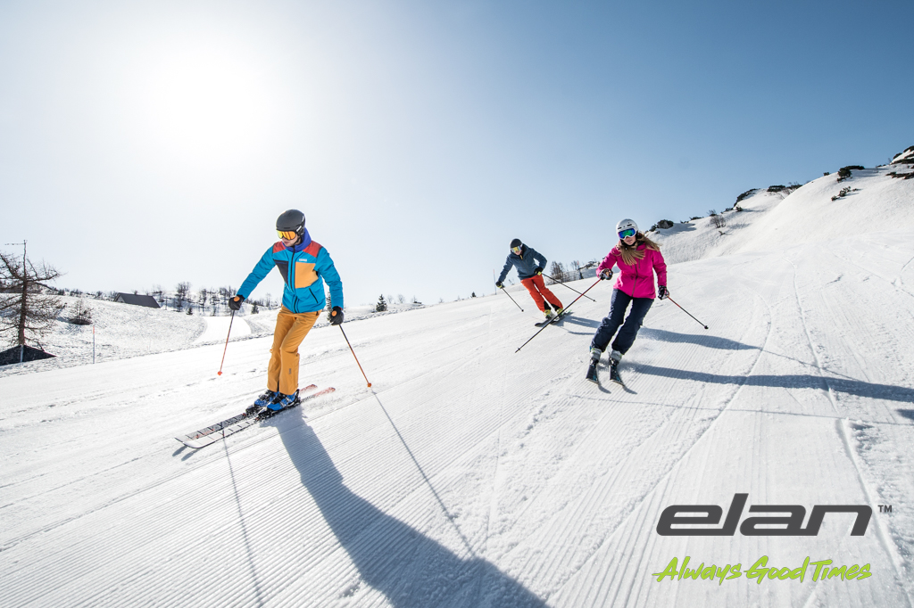 Горные лыжи с креплениями ELAN 2022-23 Element White Ls + Elw 9 Shift
