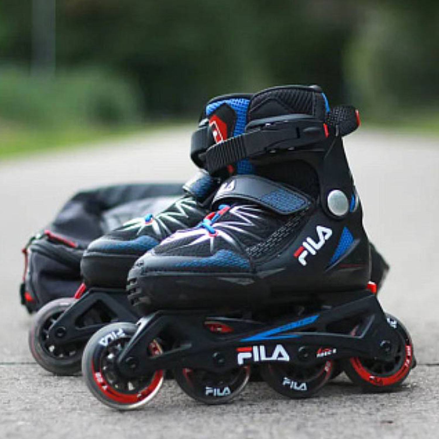 Роликовые коньки Fila X-One Black/Blue/Red