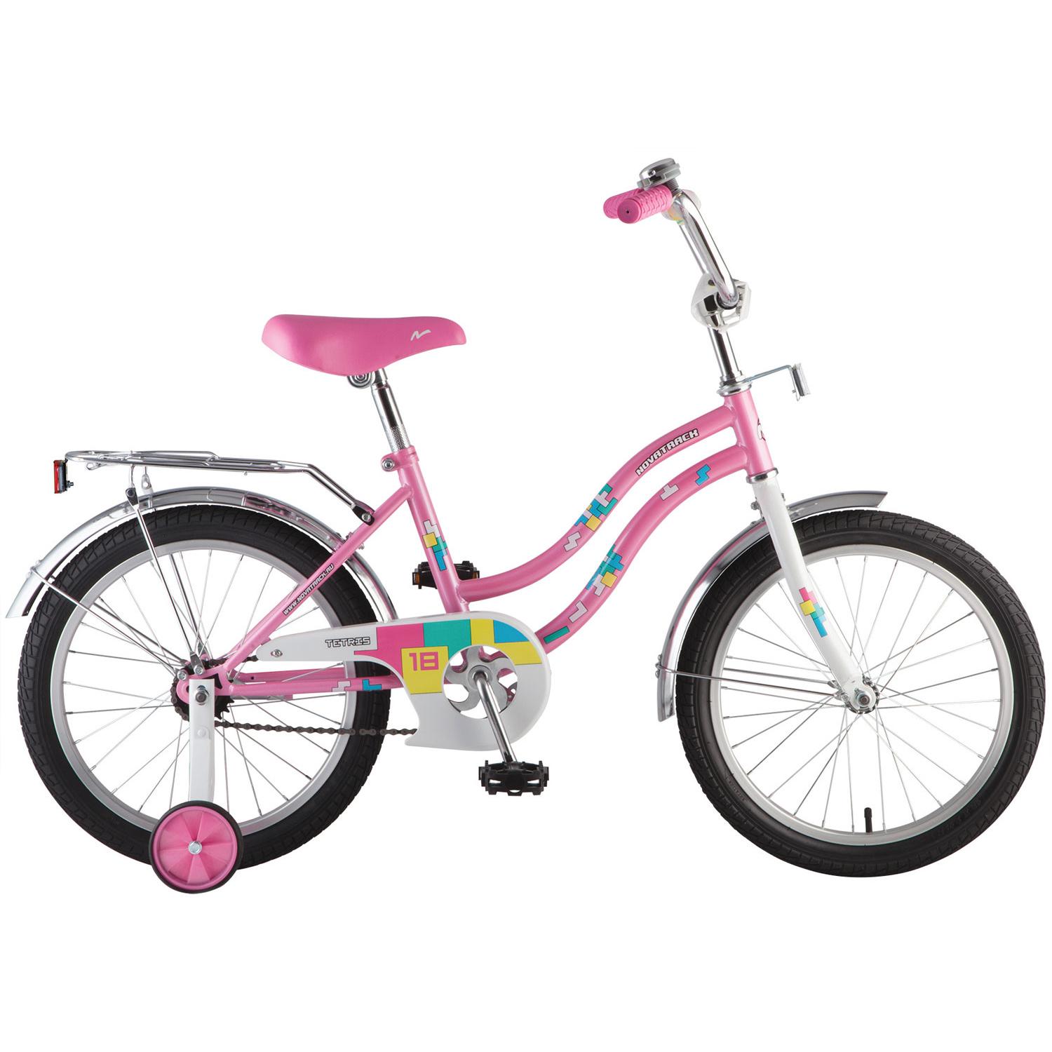 Велосипед Novatrack Tetris 16 2019 розовый