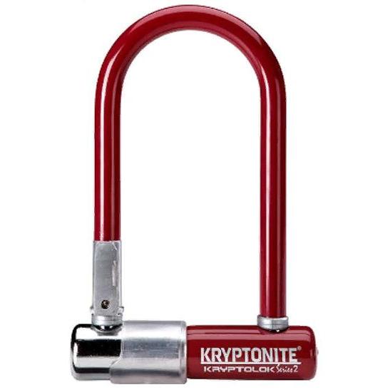 Замок велосипедный Kryptonite Kryptolok Mini-7 W/Flex Frame-U bracket Merlot