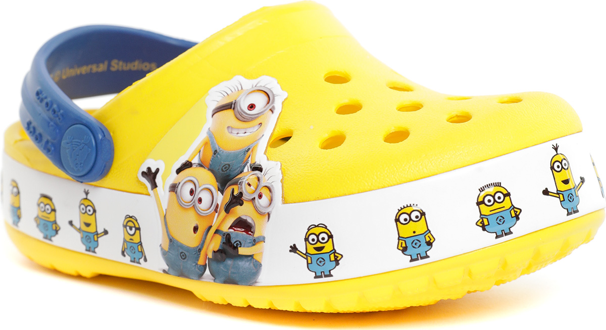 Сандалии детские Crocs CrocsFL Minions Multi Clg K Yellow