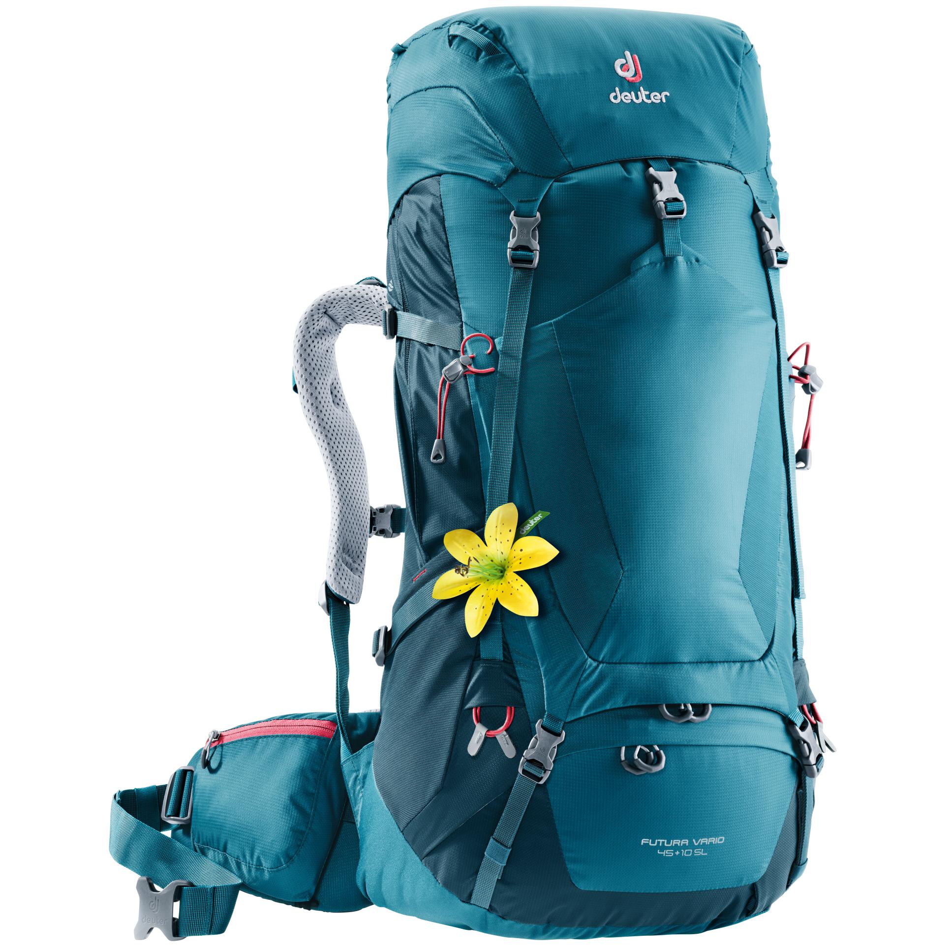 

Рюкзак Deuter 2018 Futura Vario 45 + 10 Sl Denim-Arctic