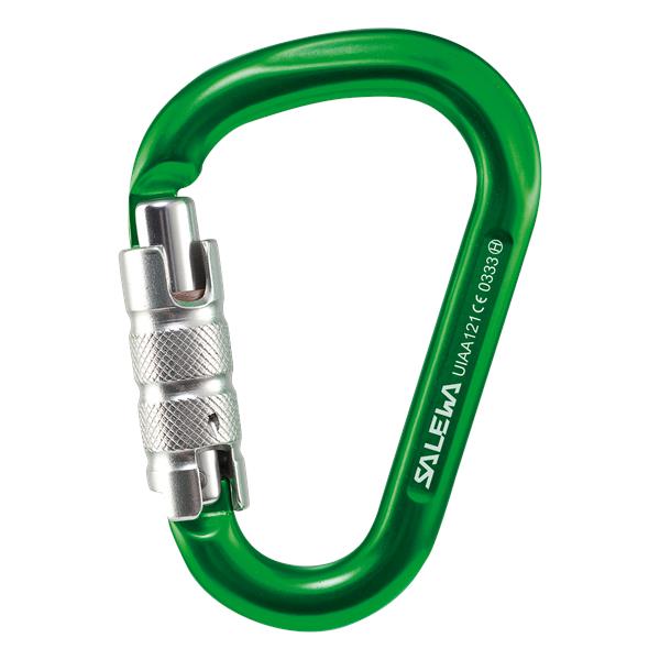 Карабин Salewa Carabiners Hms Safe Lock G2 Carabiner Limegreen