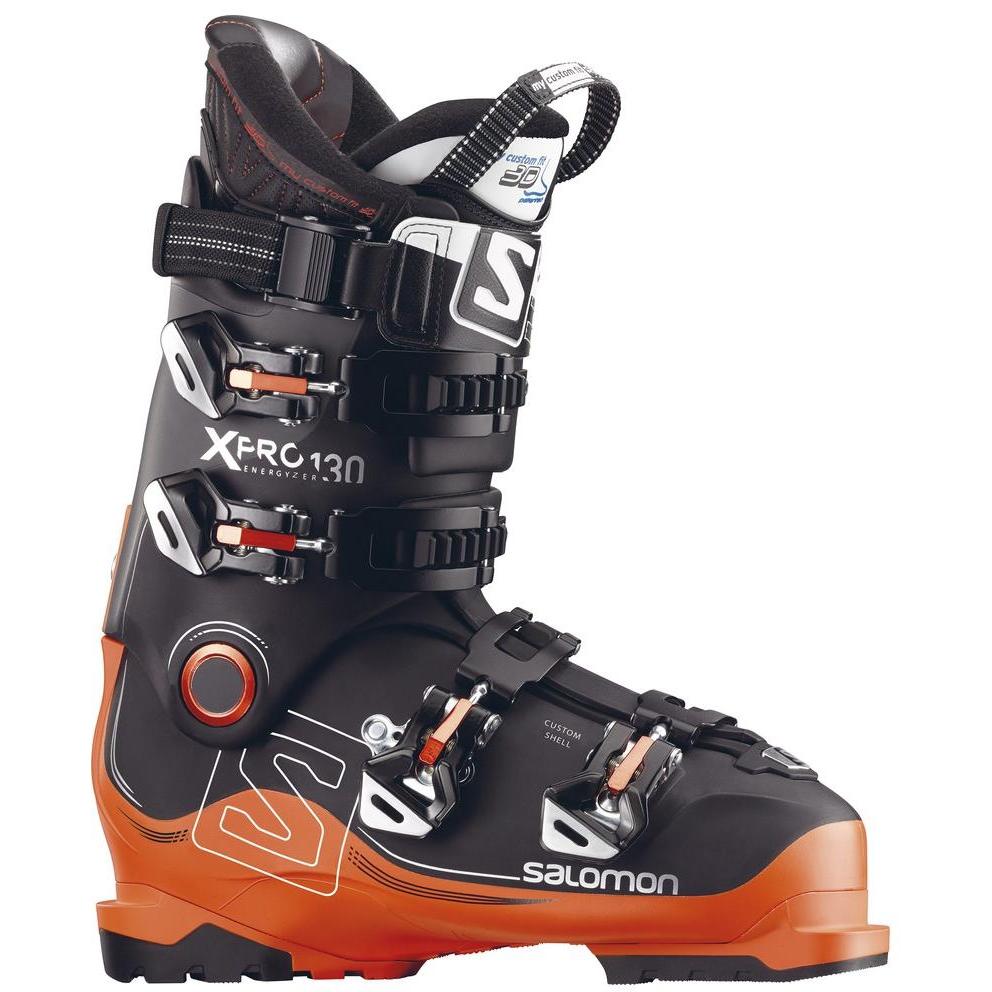 Горнолыжные ботинки SALOMON X PRO 130 Black/Orange/Anthra