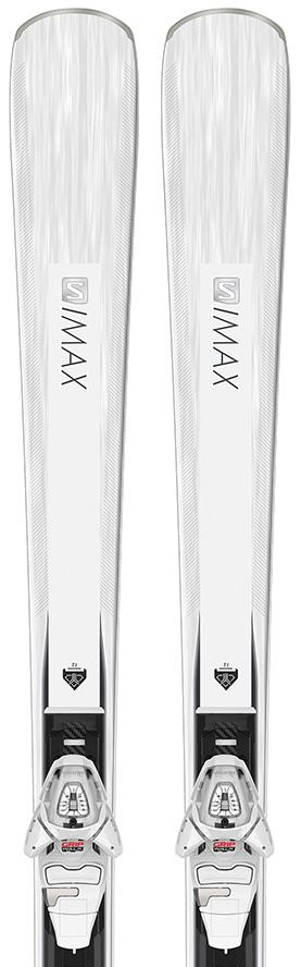 Горные лыжи с креплениями SALOMON 2019-20 S/Max W 6 + L10 White