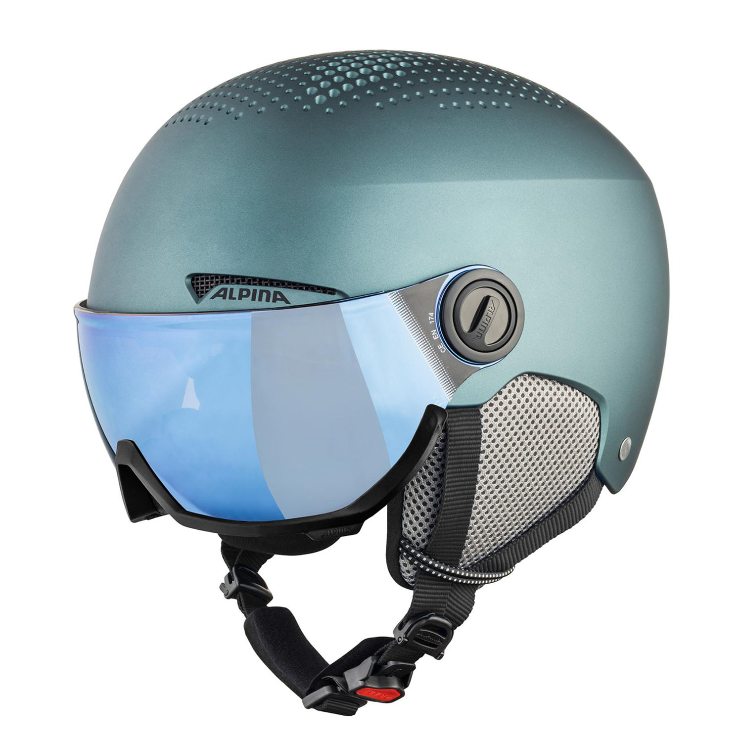 Шлем с визором ALPINA Arber Visor Q Lite Petrol-Green Matt Шлем с визором ALPINA Arber Visor Q Lite Petrol-Green Matt