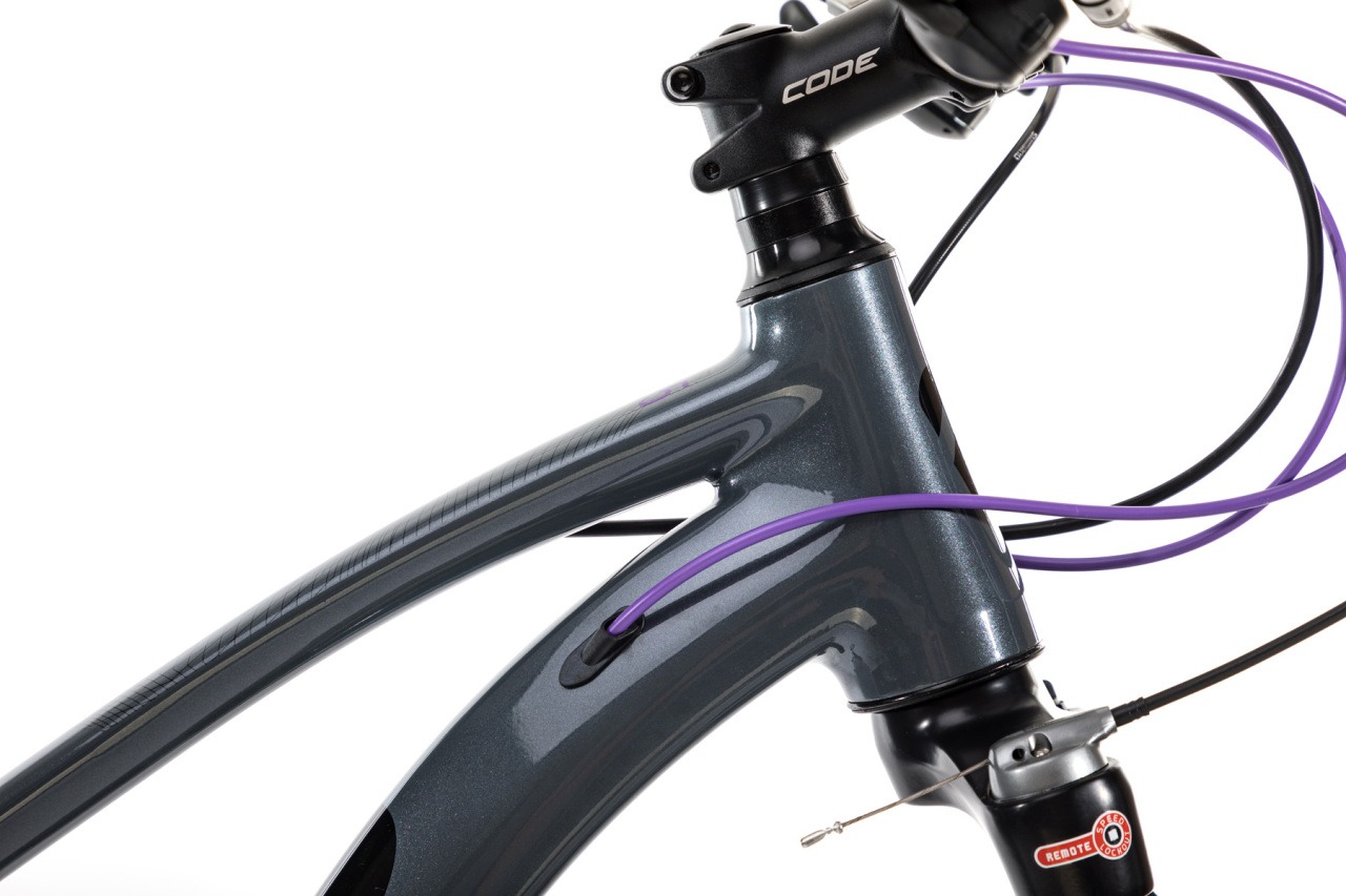 Велосипед Aspect Aura Pro 27,5 2021 серо-фиолетовый