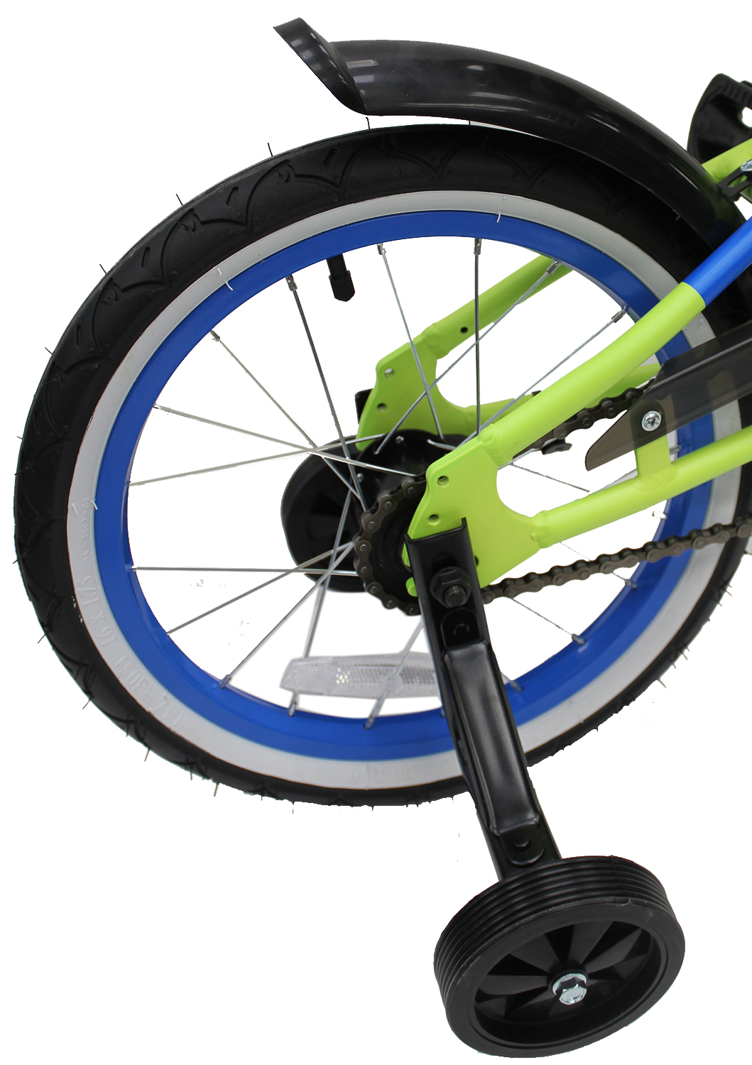 Велосипед Welt Dingo 16 2021 Acid green/blue
