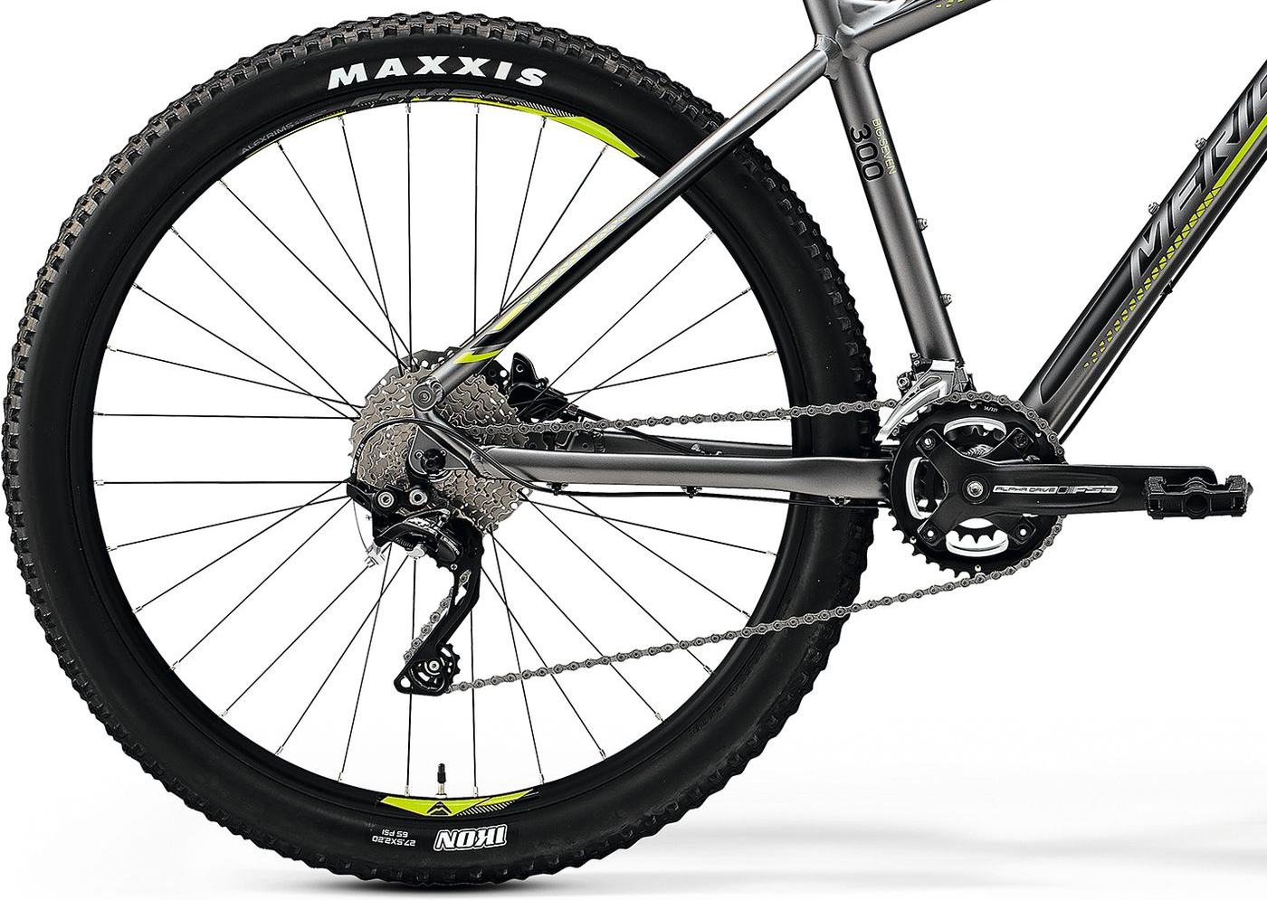 Велосипед MERIDA Big.Seven 300 2020 Silk Anthracite/Green/Black