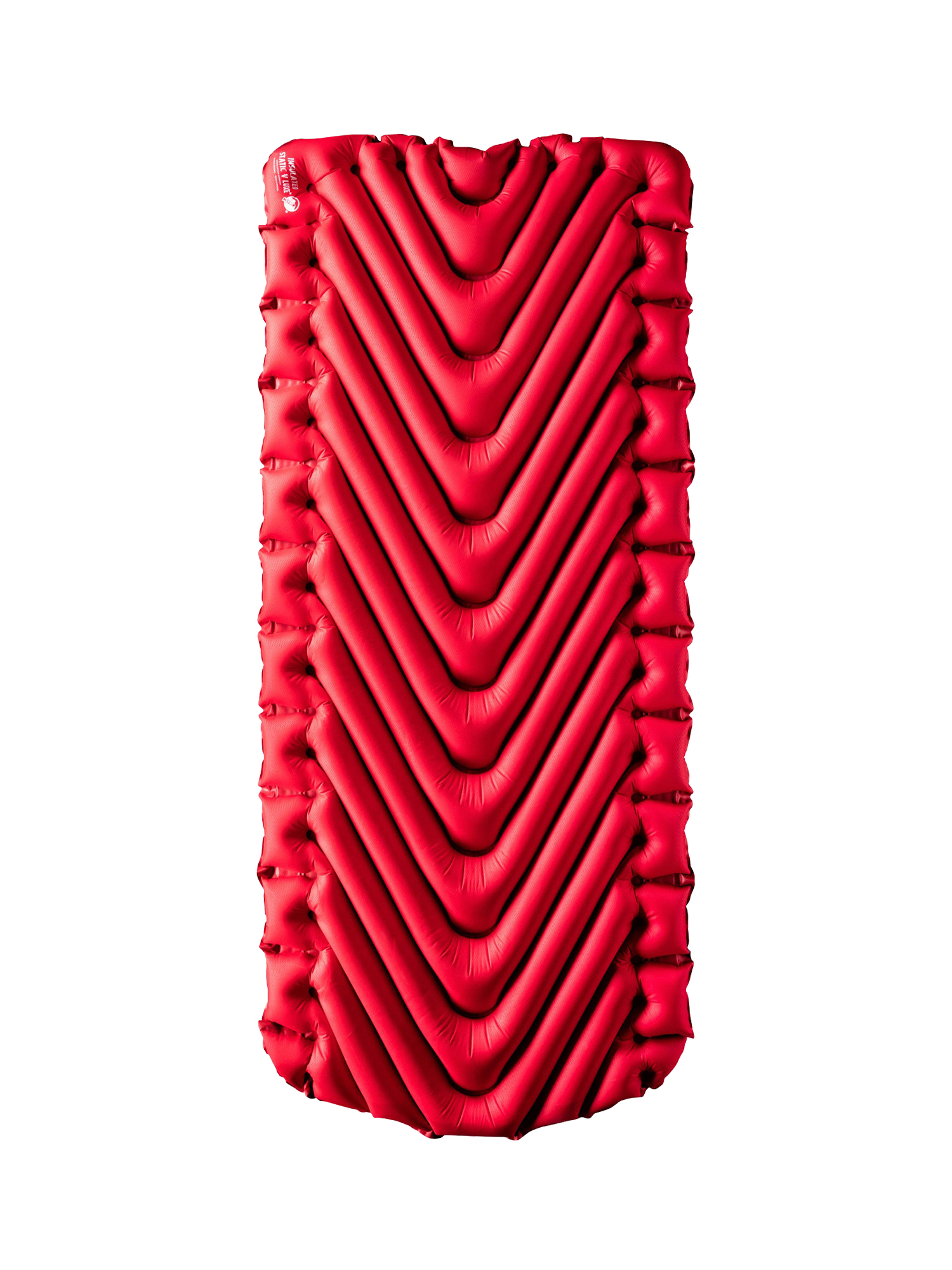 Коврик надувной KLYMIT Insulated Static V Luxe pad Красный