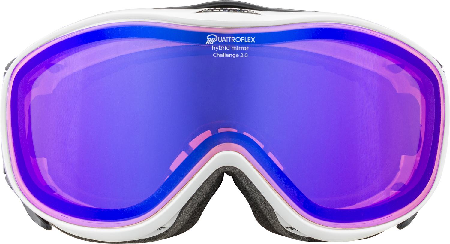 Очки горнолыжные Alpina Challenge 2.0 QHM White/Blue