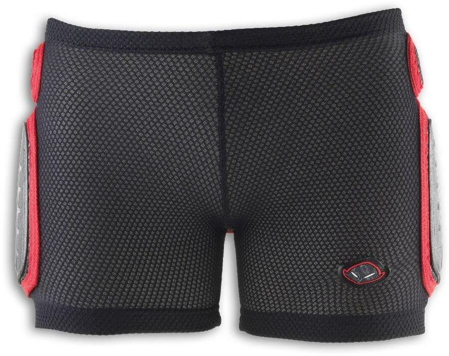 Защитные шорты NIDECKER 2018-19 Kids padded plastic shorts black/red