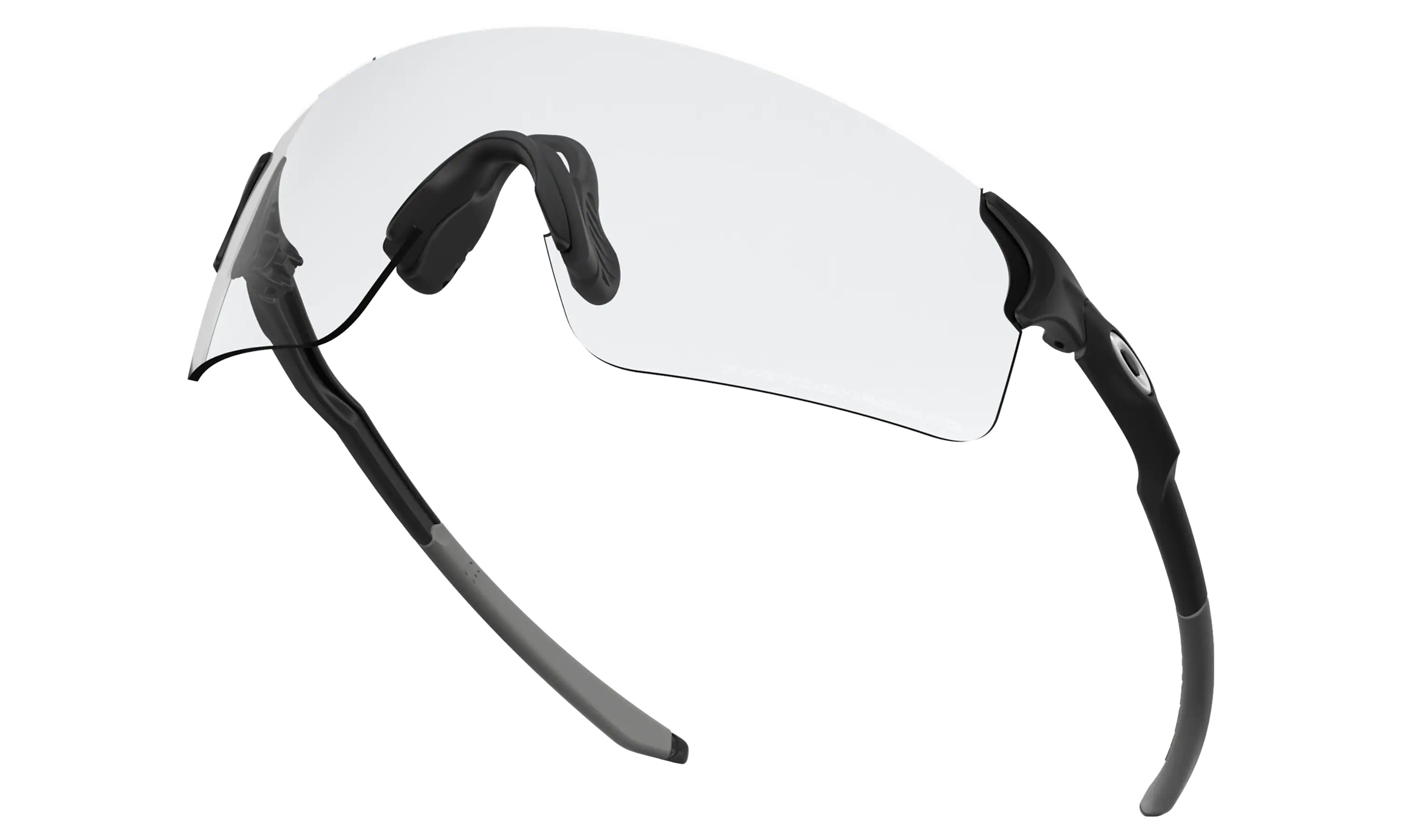 Очки солнцезащитные Oakley Evzero Blades Matte Black-Clear 50% Black Irid Photo