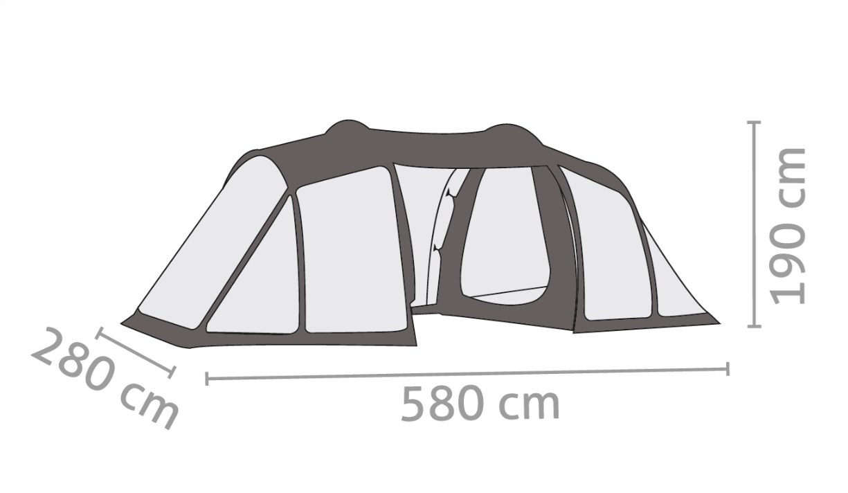 Палатка Salewa Midway Vi Tent Cactus/Grey