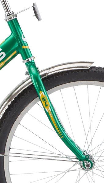 Велосипед Stels Pilot 710 24 2022 зеленый/желтый