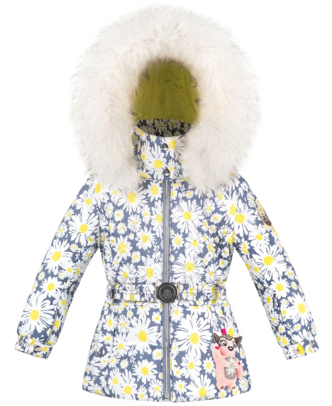 Куртка горнолыжная детская Poivre Blanc 2020-21 W20-1003-BBGL/B Daisy yellow