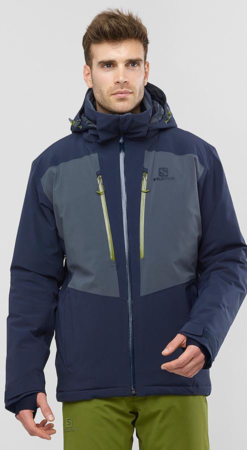 Куртка горнолыжная SALOMON 2019-20 Icefrost jkt m Night Sky/Ebony