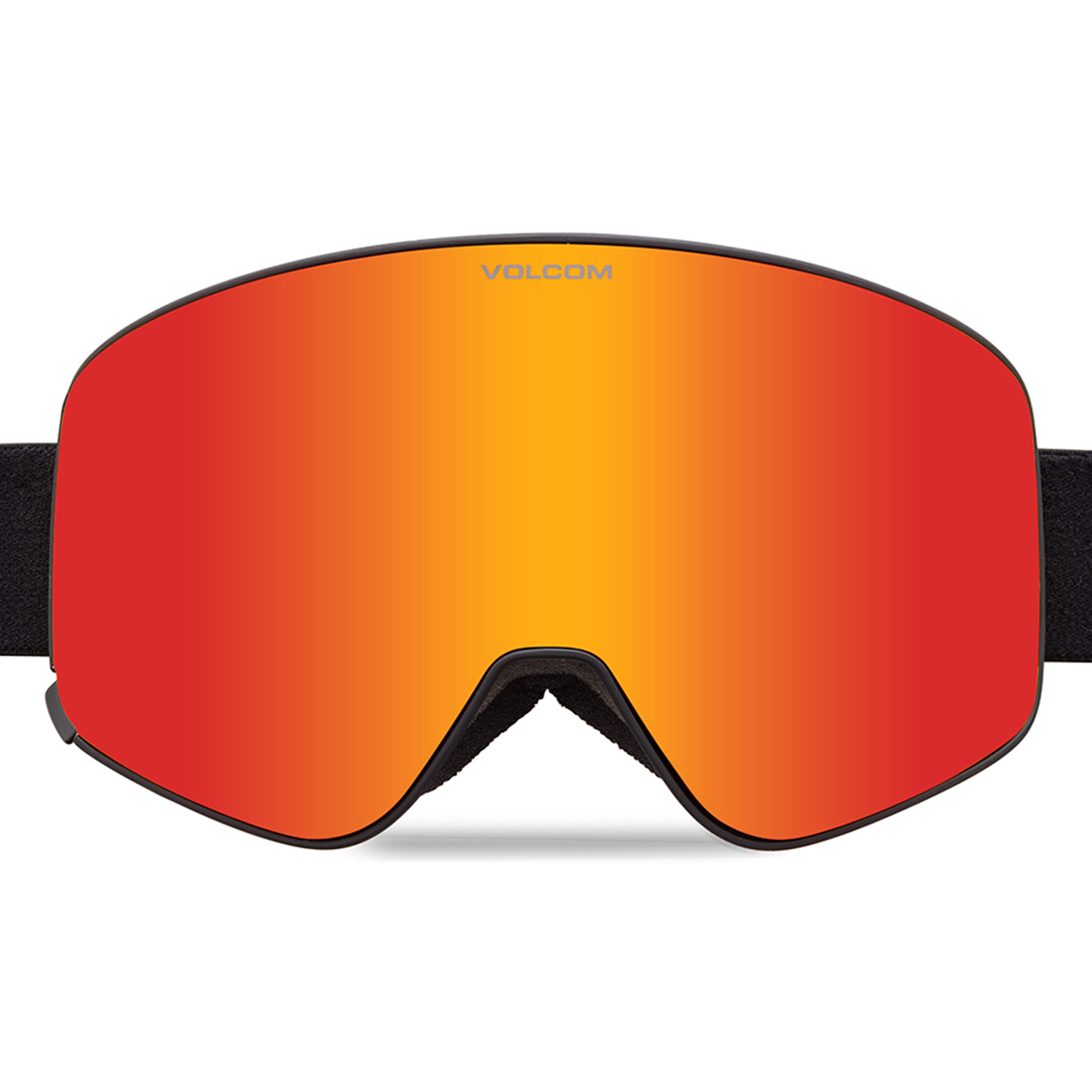 Маска горнолыжная Volcom Odyssey Matte Black/Red Chrome/Yellow