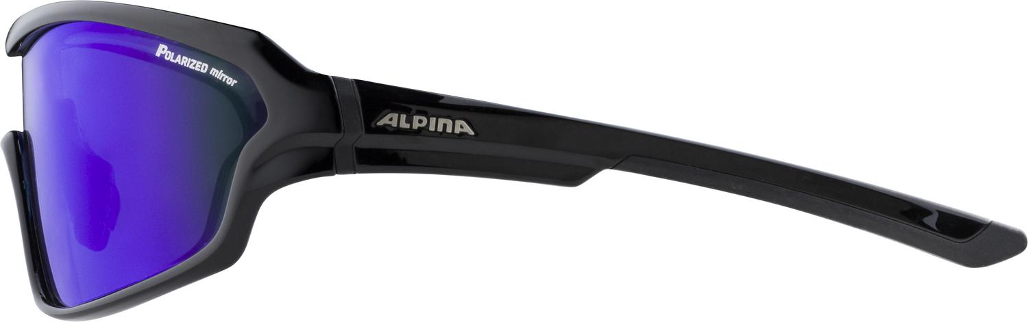 Очки солнцезащитные Alpina 2021-22 Lyron Shield P Black/Blue Mirror