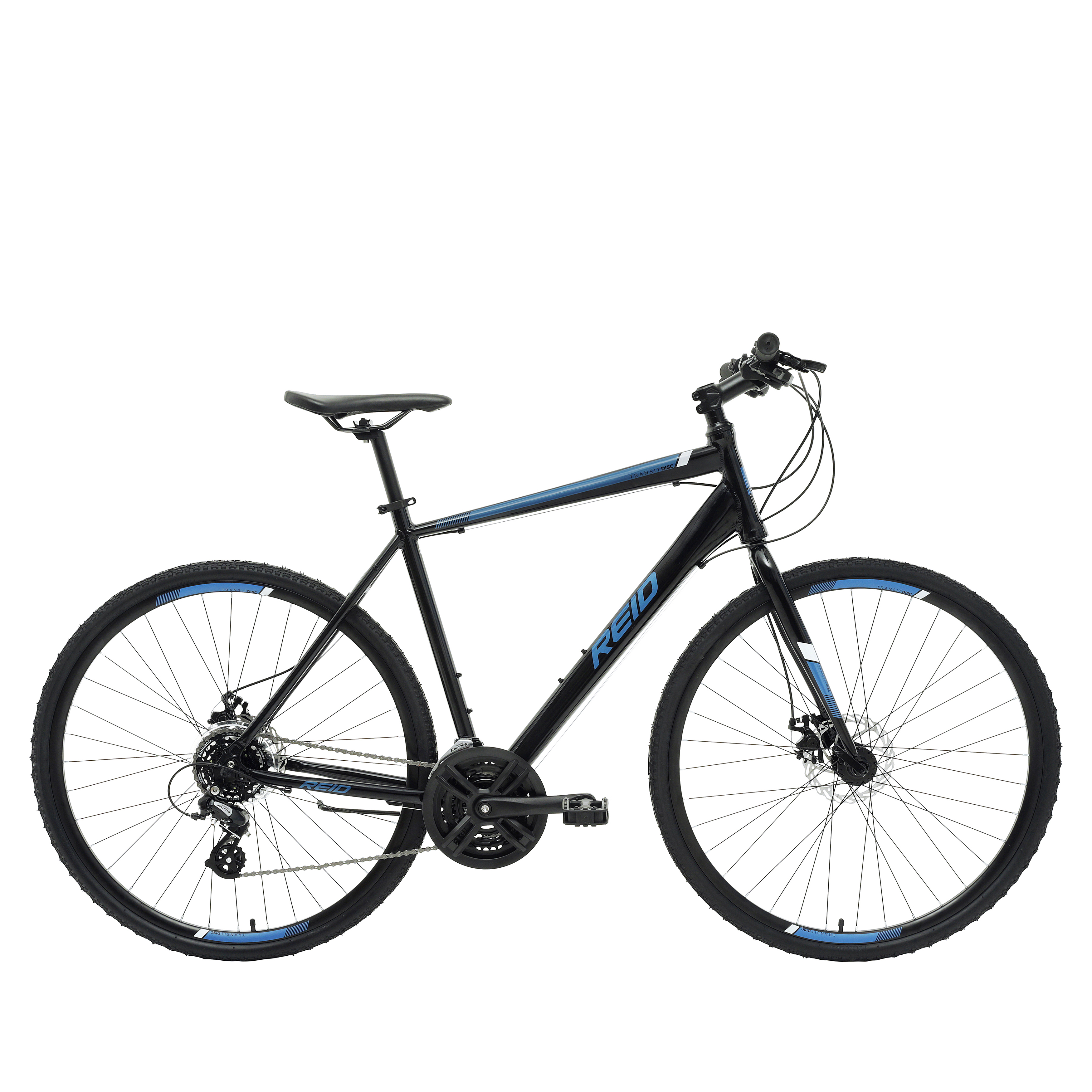 Велосипед Reid Transit Disc 700С 2022 Black blue