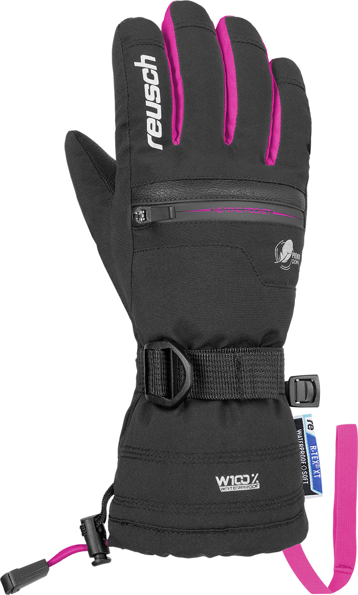 Перчатки REUSCH Luis R-Tex® XT Black/Pink Glo