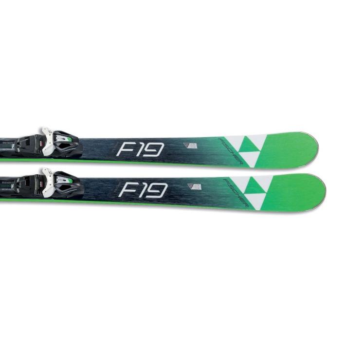 Горные лыжи с креплениями Fischer 2018-19 PROGRESSOR F19 TI RACETRACK \ RSX 12 GW POWERRAIL BRAKE 85 [F] зеленые
