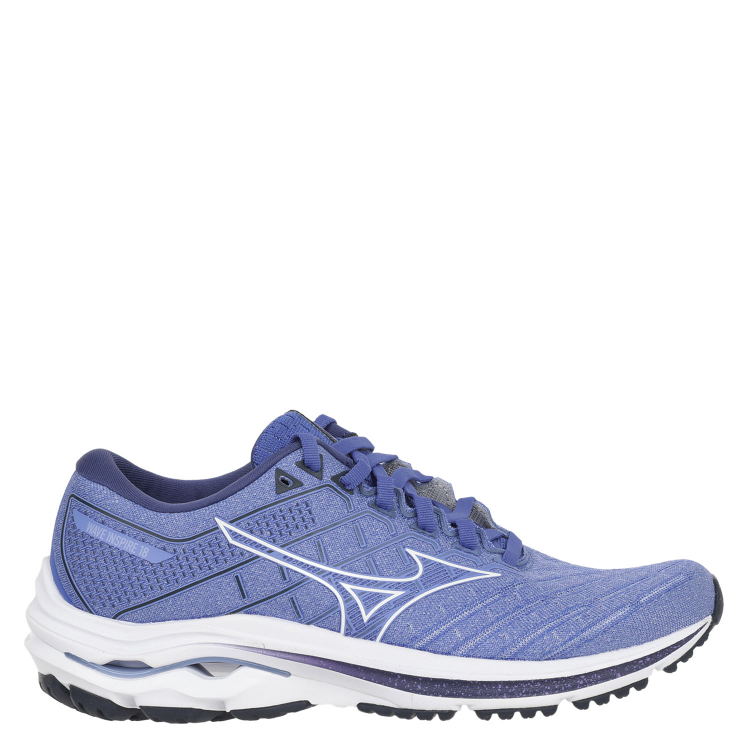 Беговые кроссовки Mizuno Wms Wave Inspire 18 AmparoB/White/DeepCobalt