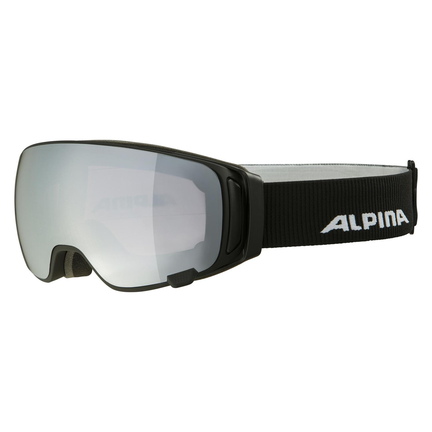 Очки горнолыжные ALPINA Double Jack Mag Q Black Matt/Q S1 + Mirror Black S3 Sph.