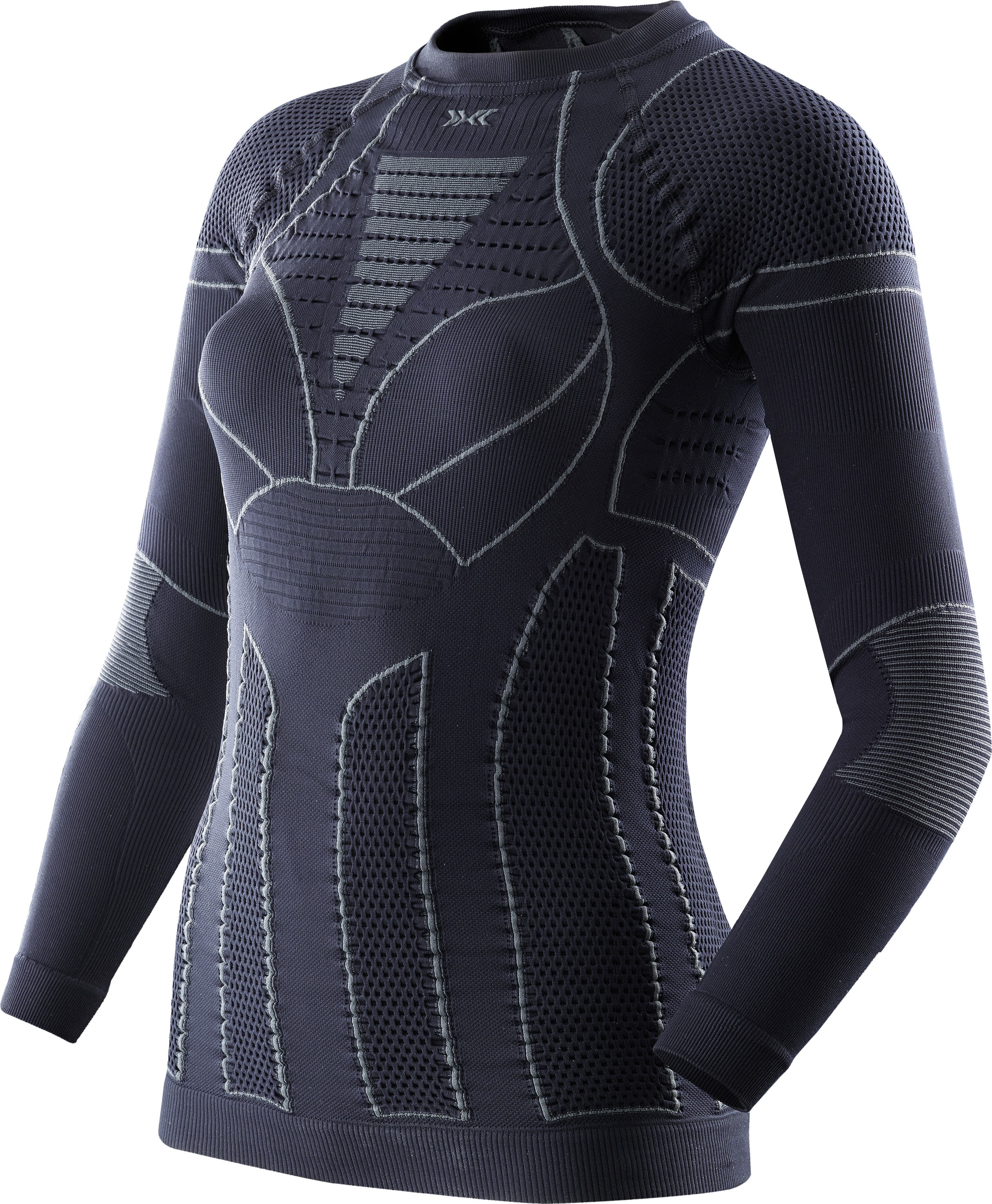 Футболка X-Bionic 2016-17 Moto Energizer Lady Shirt Lg_Sl Round Neck B014 / Черный