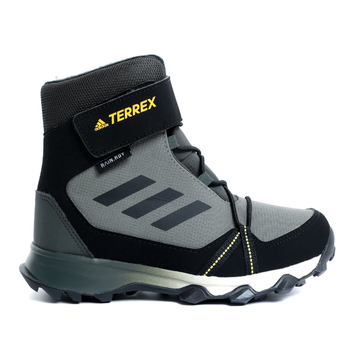 Ботинки детские Adidas Terrex Snow Cf Cp Cw Legacy Green/Core Black/Solar Gold