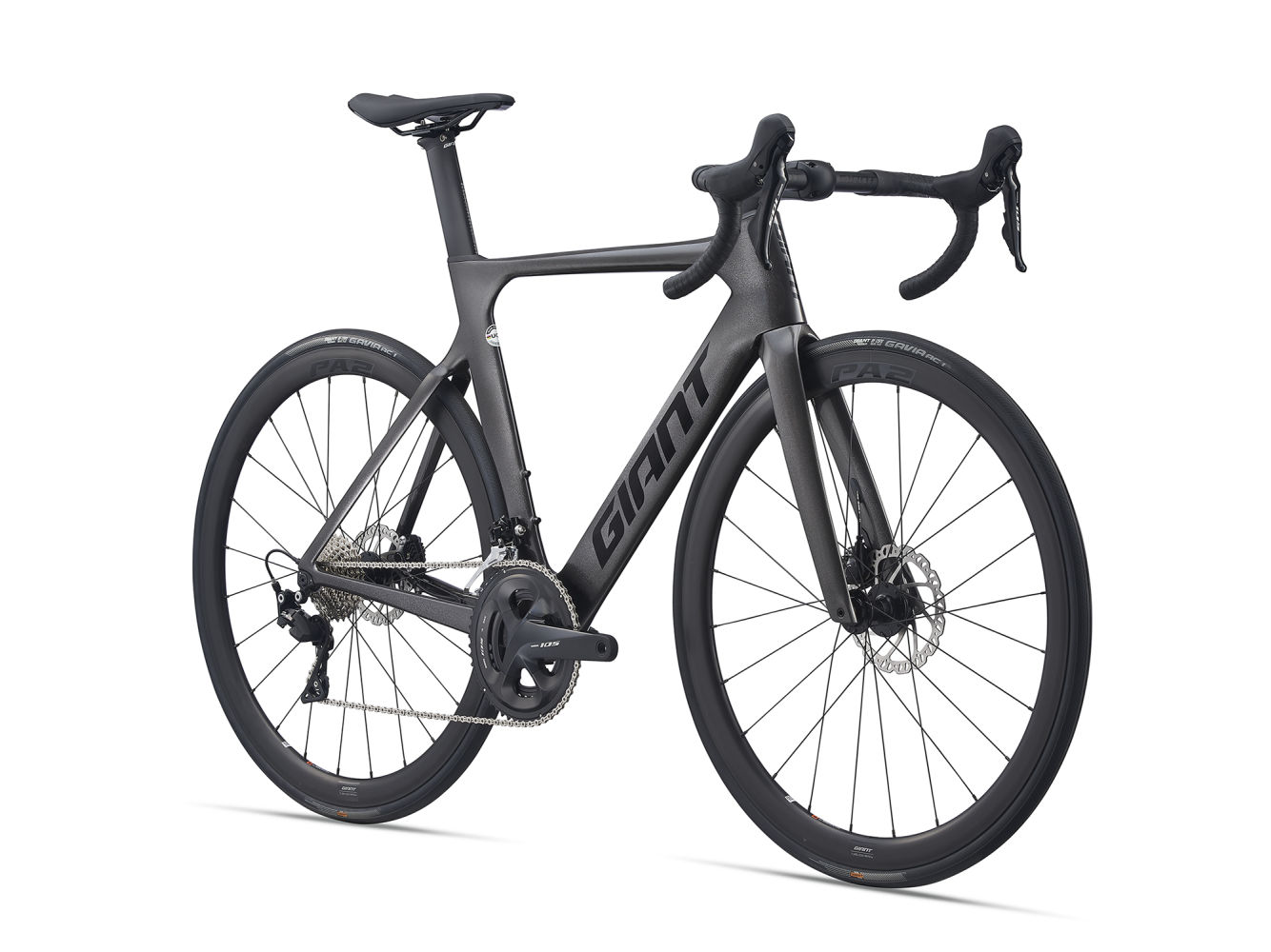 Велосипед Giant Propel Advanced 2 Disc 2021 Metallic Black / чёрный