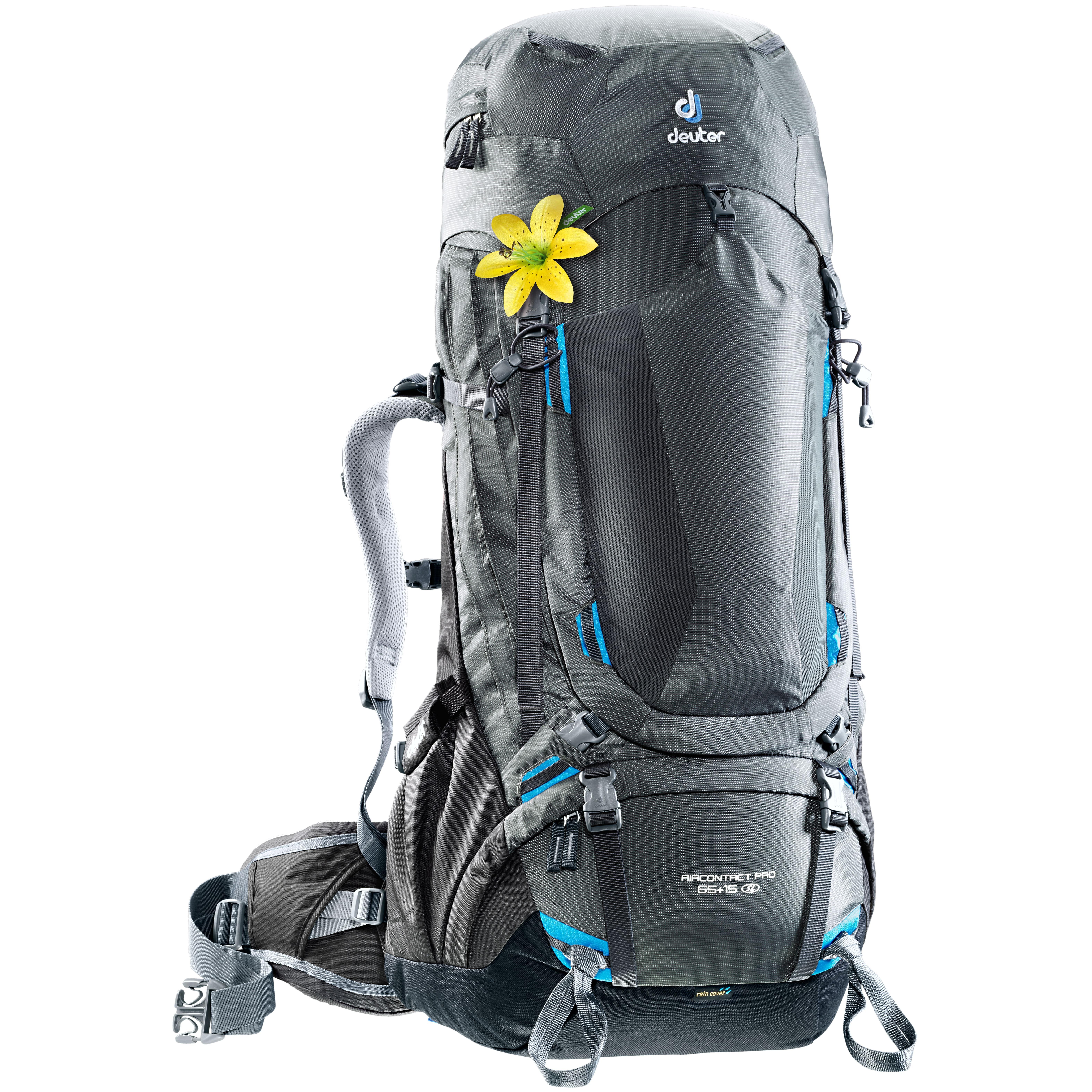 Рюкзак Deuter 2018 Aircontact Pro 65 + 15 Sl Graphite-Black