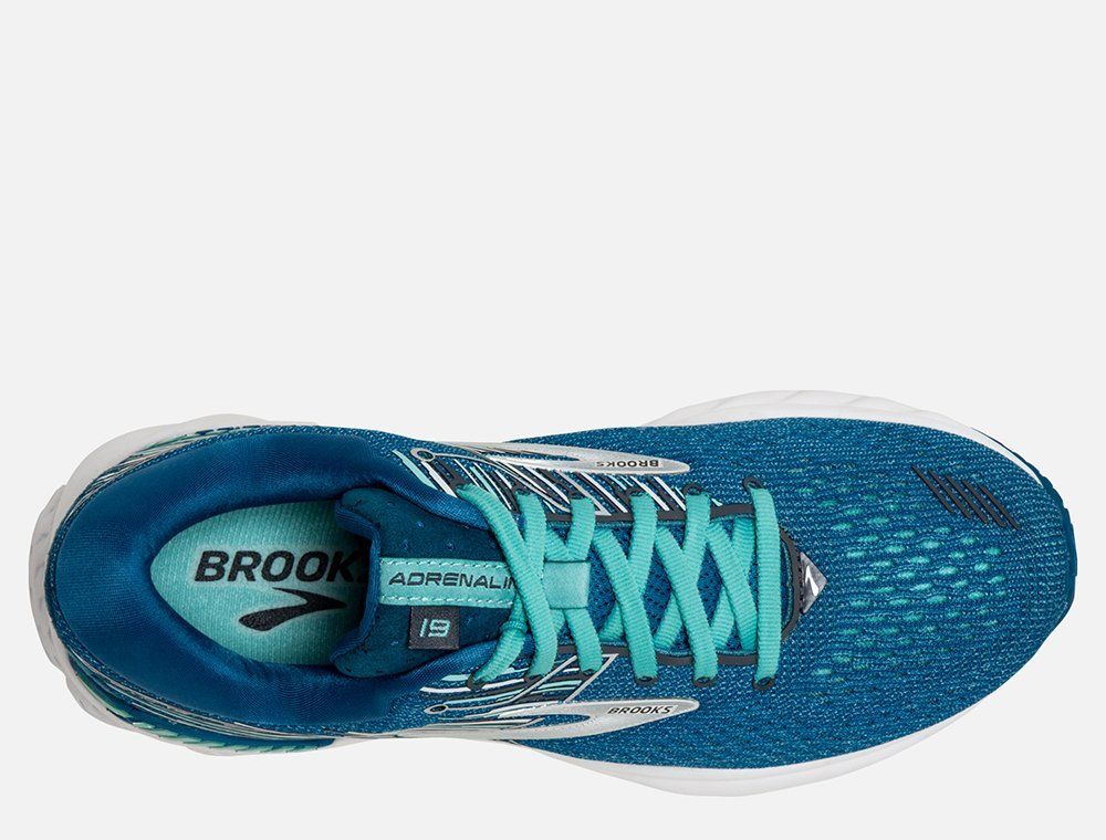 Беговые кроссовки BROOKS 2019 Adrenaline GTS 19 Blue/Aqua/Ebony