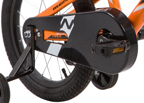 Велосипед Novatrack Juster 16 2021 оранжевый