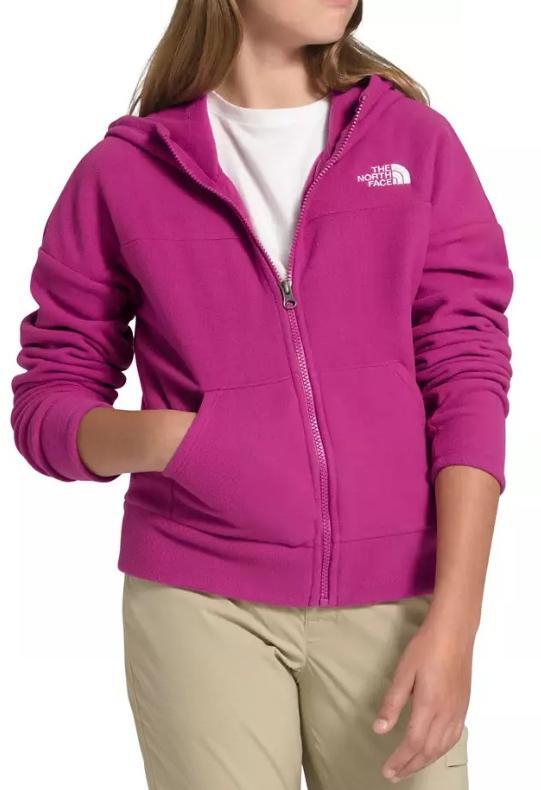 Толстовка для активного отдыха The North Face 2020 Girl’s Glacier Full Zip Hoodie Impatiens Pink