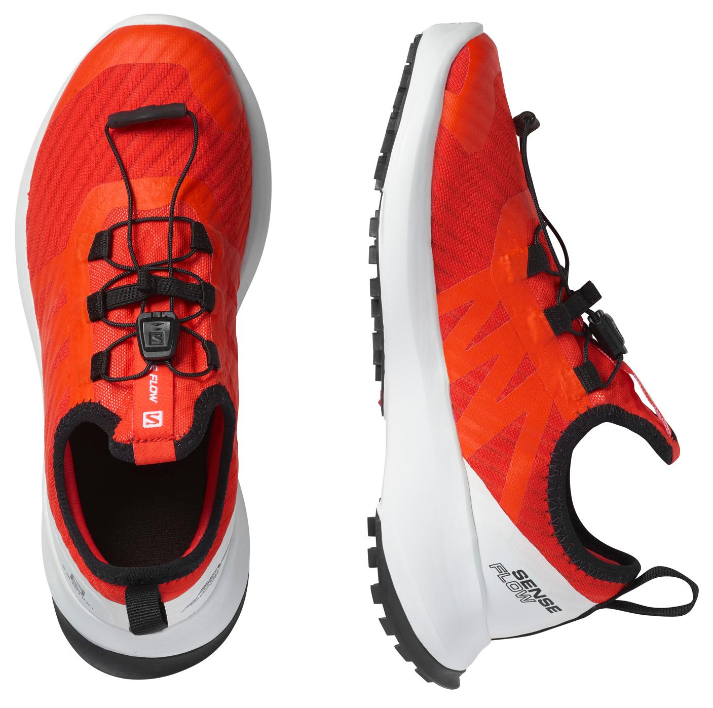 Беговые кроссовки детские SALOMON Sense Flow J Cherry To/White/Black -  купить в КАНТе