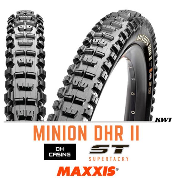 Велопокрышка Maxxis Minion DHR II 27.5X2.40 61-584 Wire ST/DH