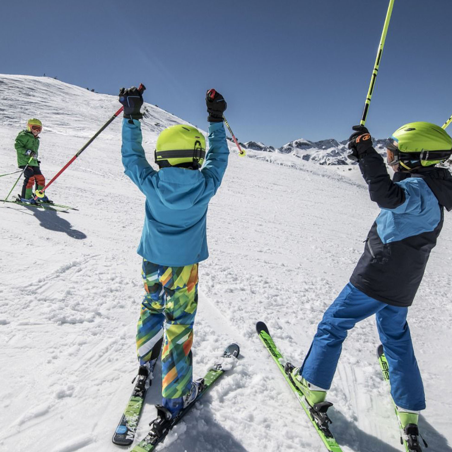 Горные лыжи с креплениями ELAN Maxx RED QS 70-90 + EL 4.5 Shift