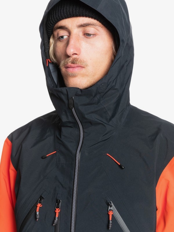 Куртка сноубордическая Quiksilver Highline Pro 3L Gore-Tex® Shell Snow Jacket True Black