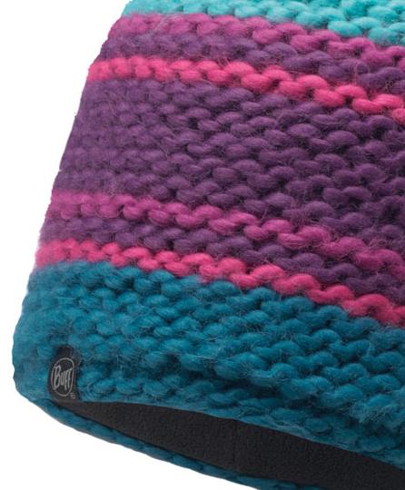 Шапка Buff KNITTED & POLAR HAT DORIAN PURPLE IMPERIAL