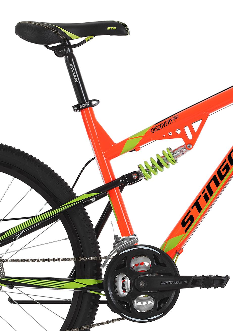 Велосипед Stinger Discovery D 26 2019 оранжевый