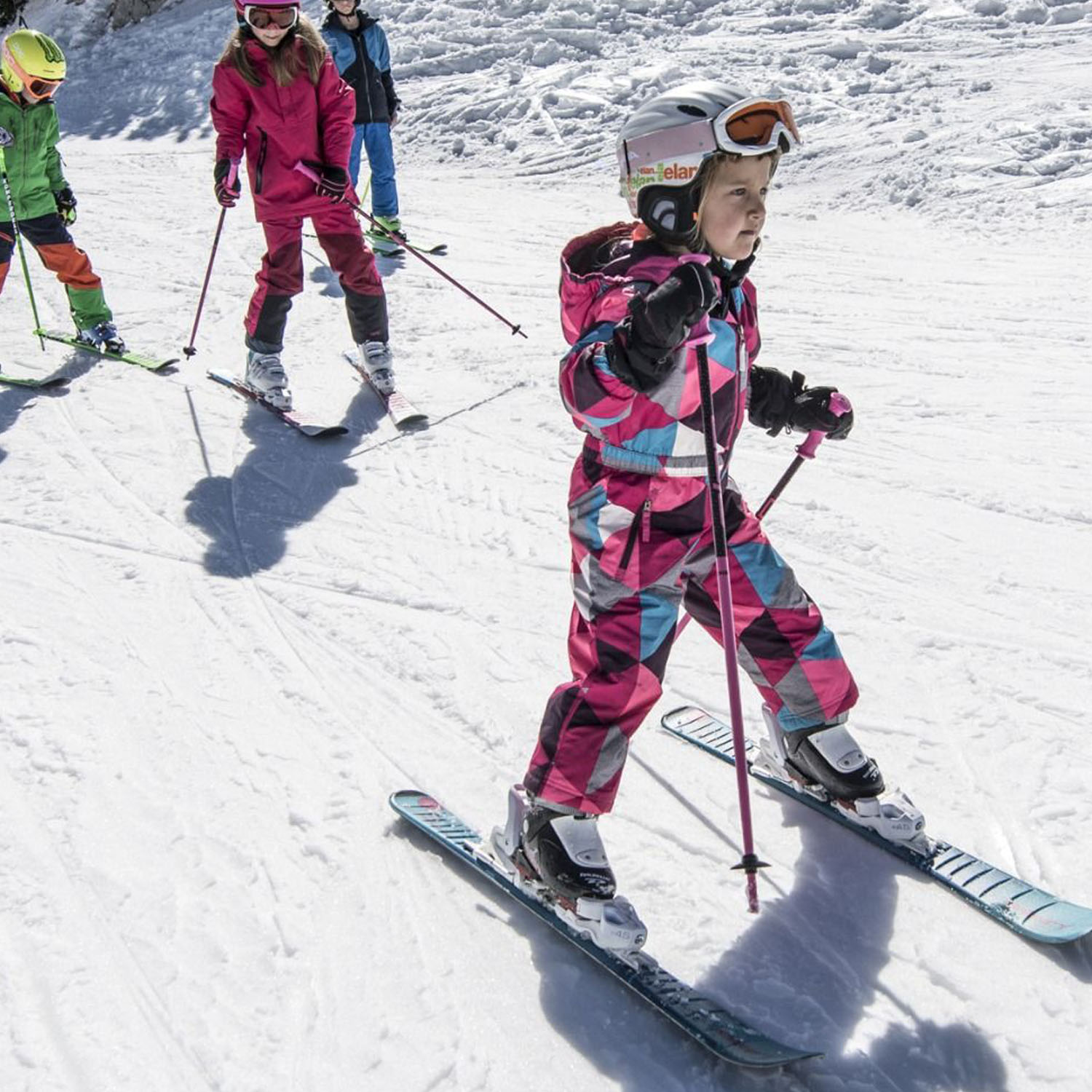 Горные лыжи с креплениями ELAN Starr QS 100-120 + EL 4.5 Shift