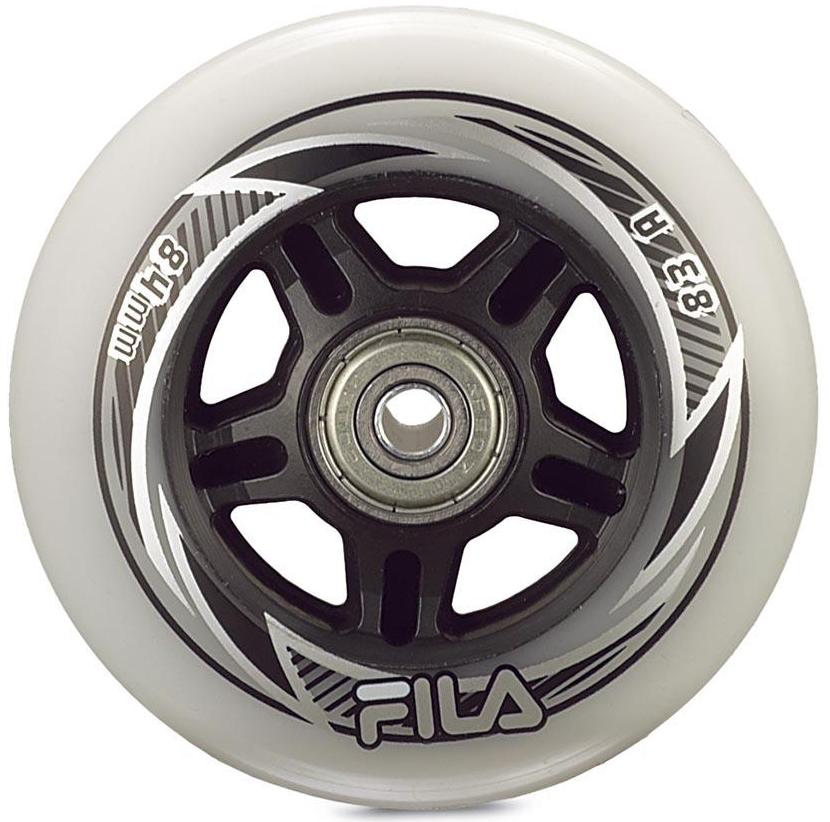 

Комплект Колёс Для Роликов Fila 2018 Fila Wheels 84Mm/83A+Abec7+Alu Spacer 8Mm