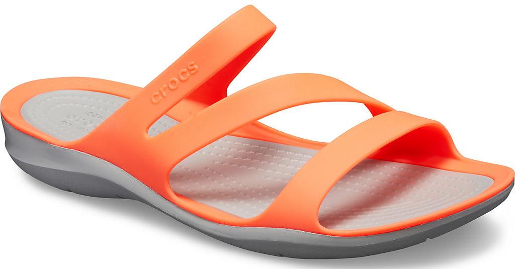 Сандалии Crocs Swiftwater Sandal W Bright Coral/Light Grey