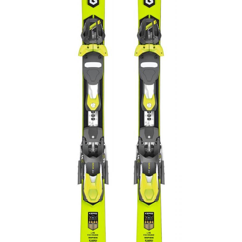 Горные лыжи с креплениями HEAD 2018-19 WC Rebels iRace Pro RP WCR 14+FF EVO 14 X BRAKE 85 (A) neon yellow/black